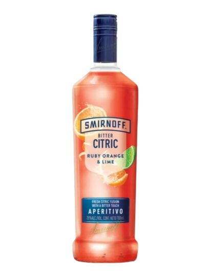 Smirnoff Bitter Citric Ruby Orange & Lime 700 cc